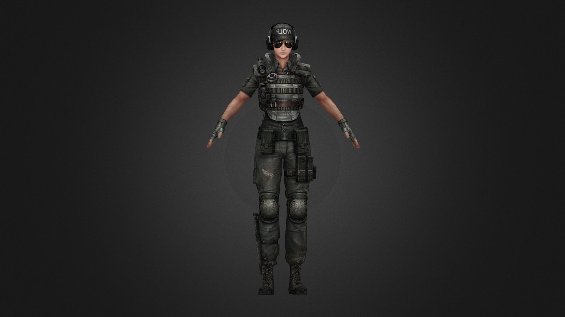 Angela Swat 3d model