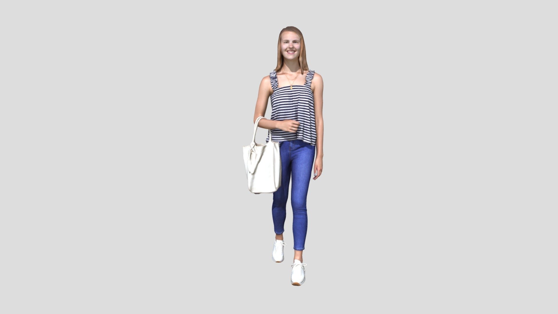 Grace 2205 Woman Walking 3d model