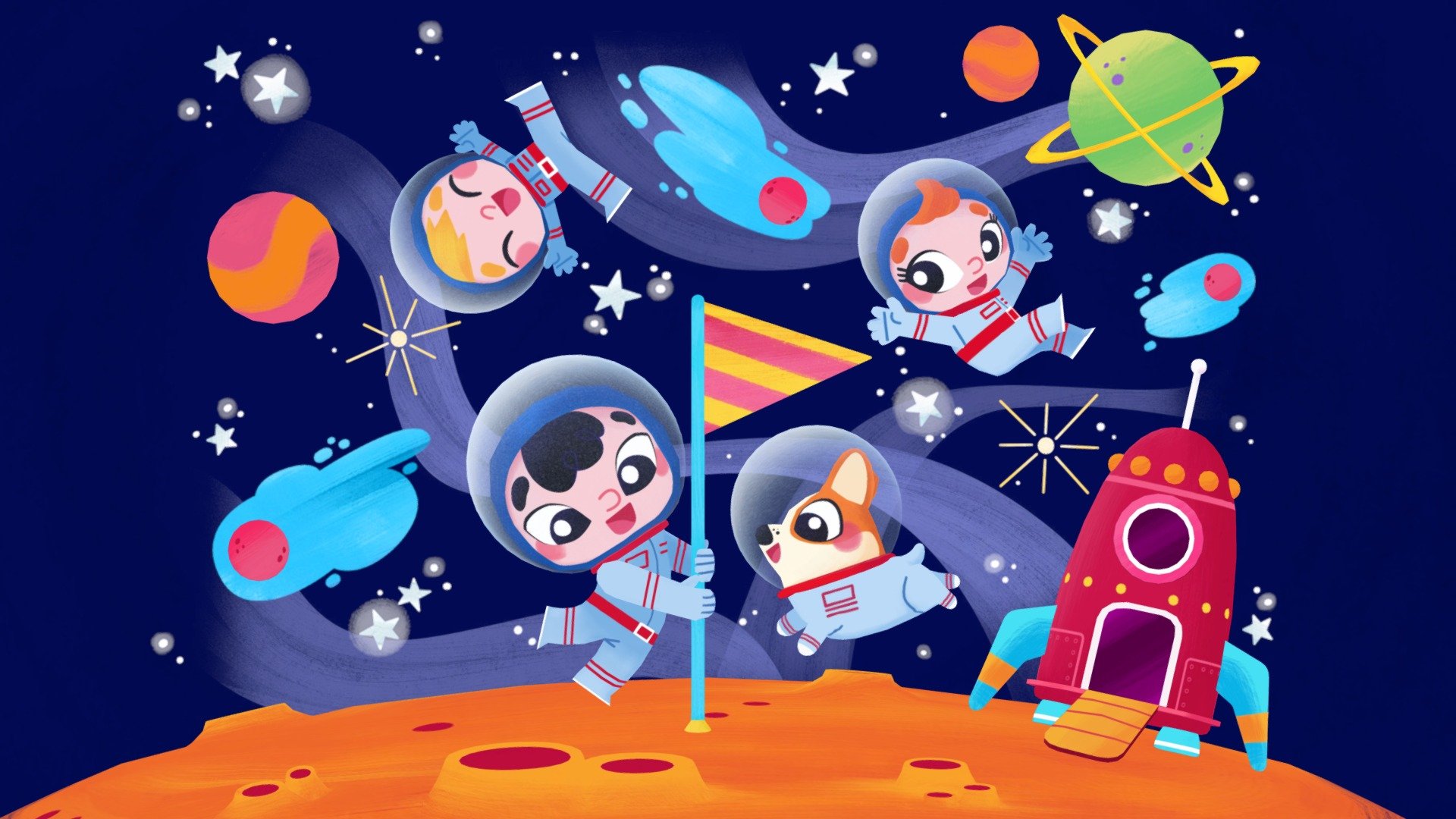 Little Spacekids Adventure 3d model