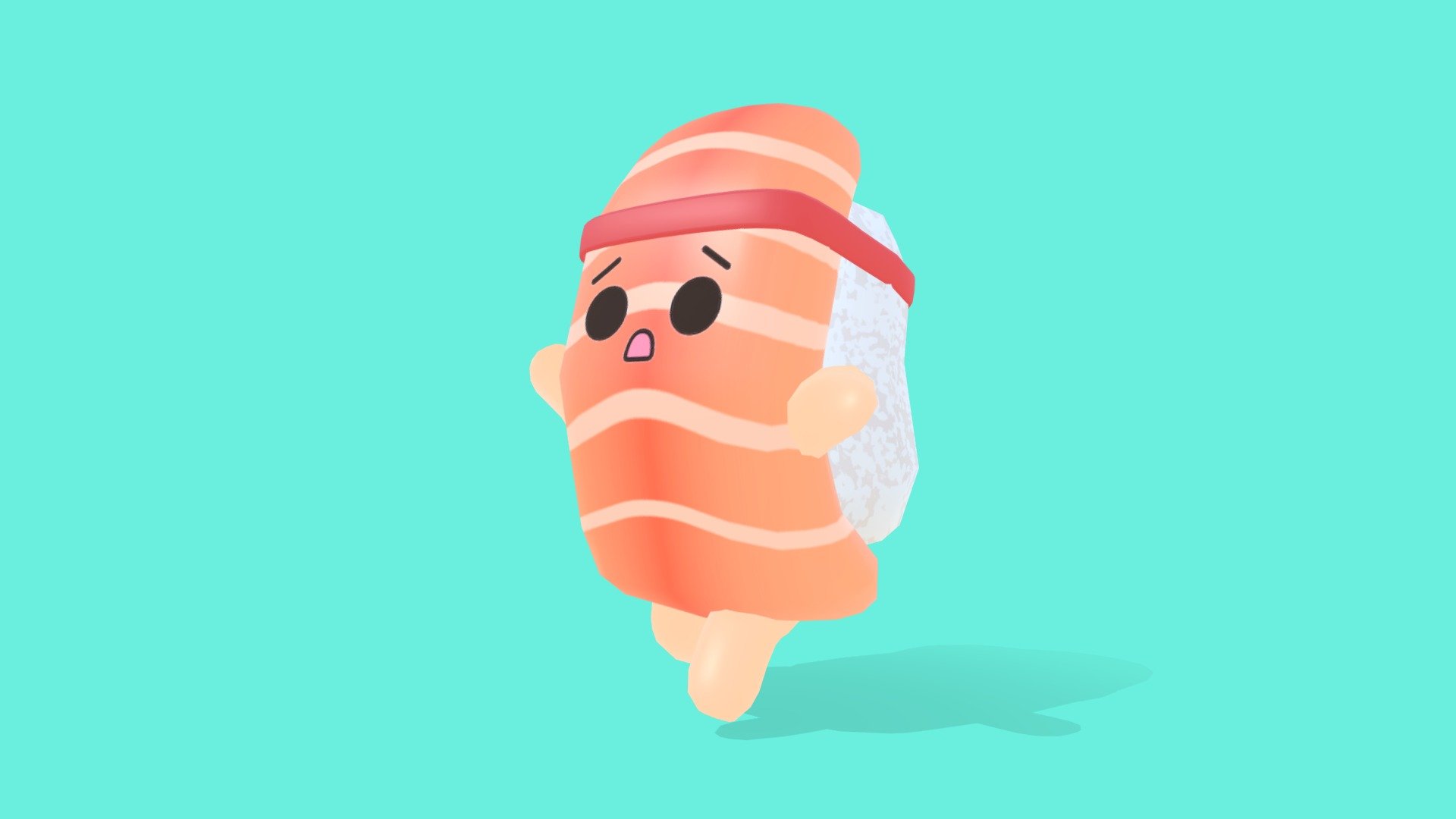 Brave Sushi 3d model