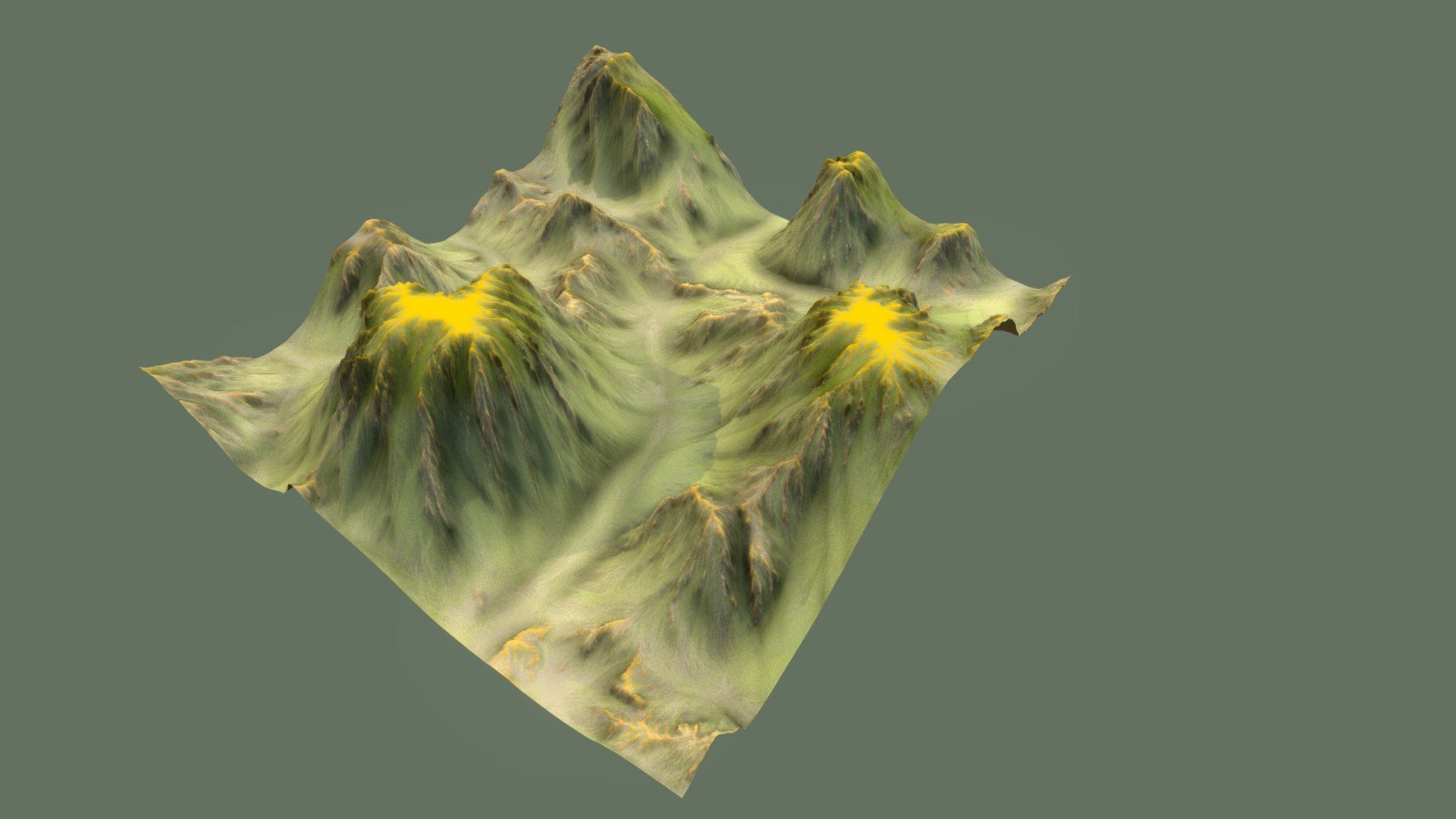 Terrain 017 3d model