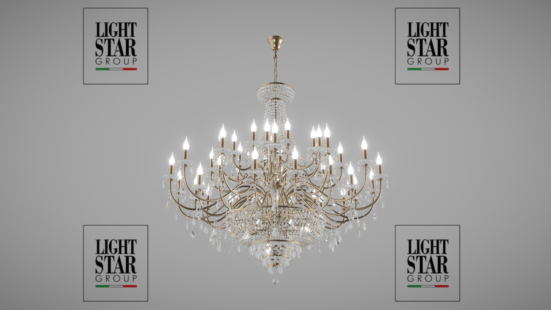 700511 Classic Osgona chandelier 3d model