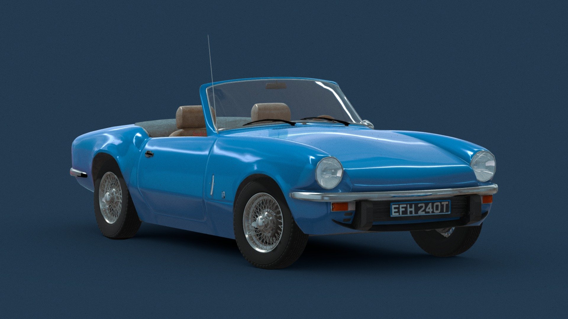 Triumph Spitfire MKIII 3d model