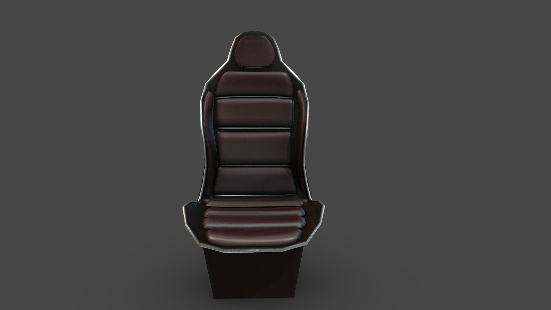 Low Poly Car Plane Helicopter Vehicles Seat 3d model