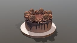 Ferrero Rocher Drip Gateau