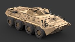 War Vehicle 3D Low-Poly # 7