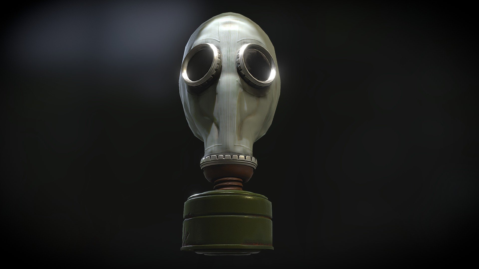 Russian GP-5  Gas Mask 3d model