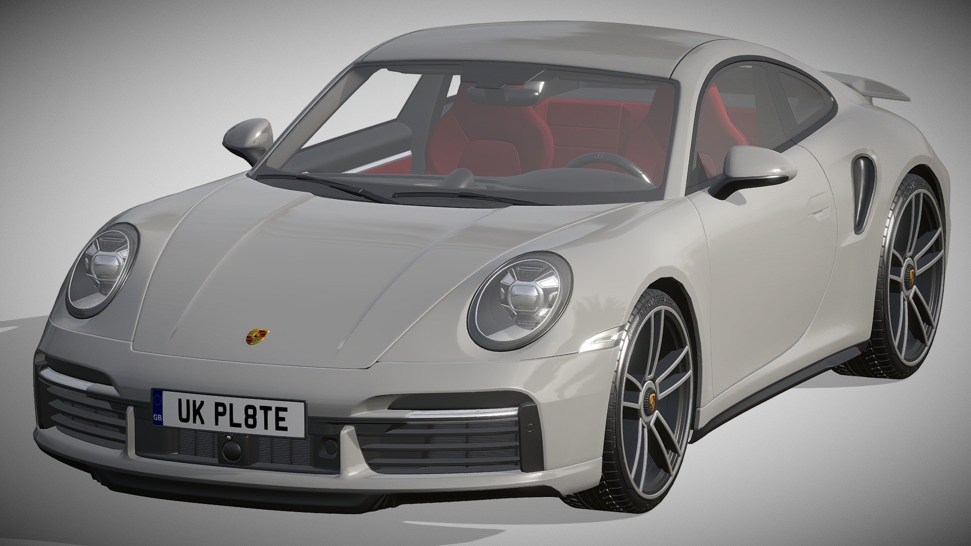 Porsche 911 Turbo S 2021 3d model