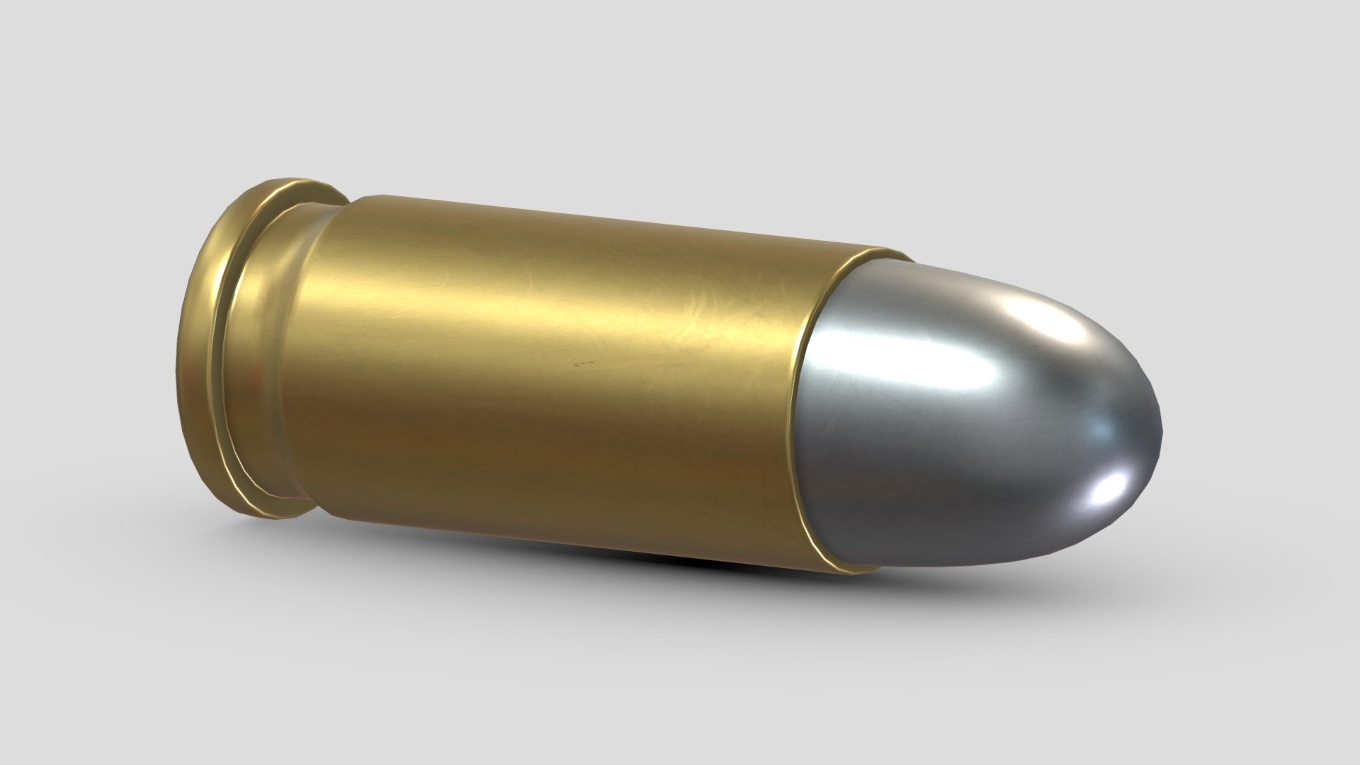 Bullet 9x19mm 3d model