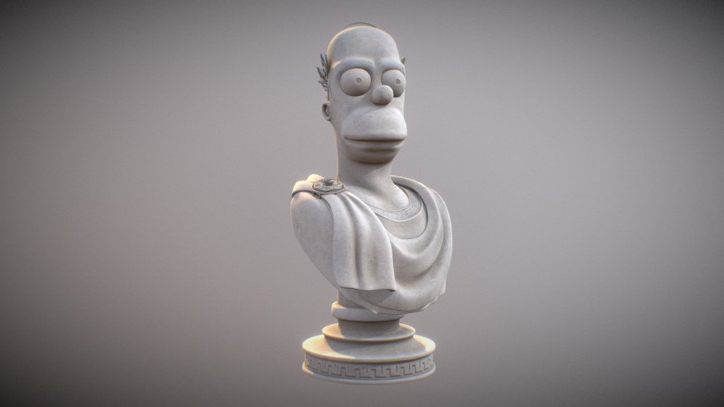 Emperor Homer 3d model