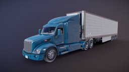 Peterbilt refrigerated trailer