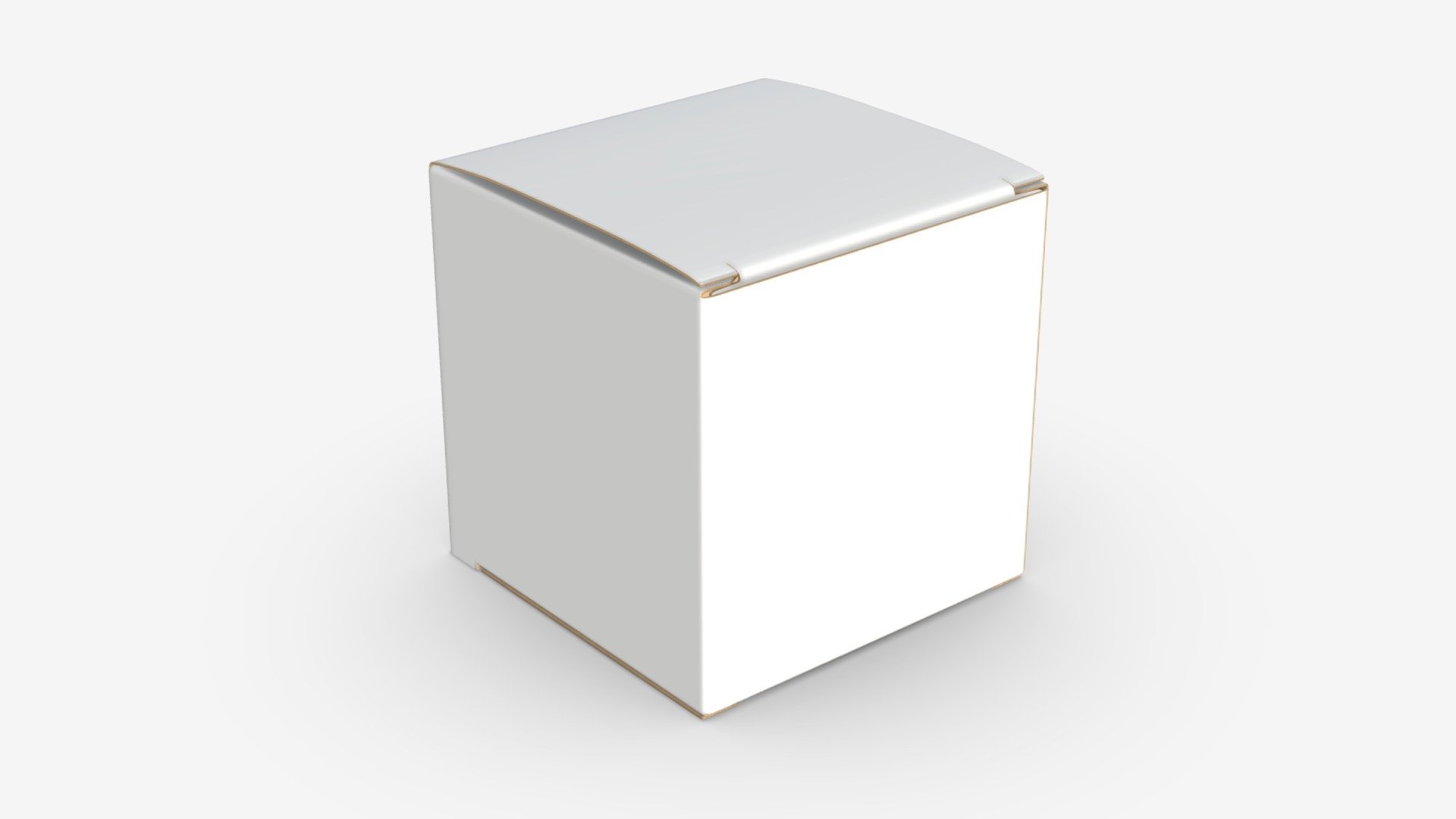 Paper box mockup 14 3d model