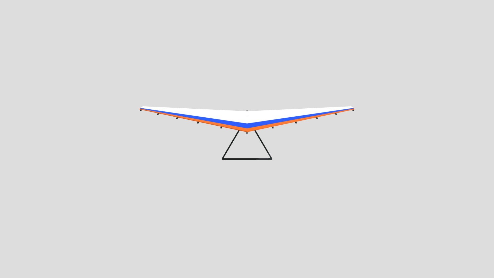 Hang glider from Poly by Google 3d model