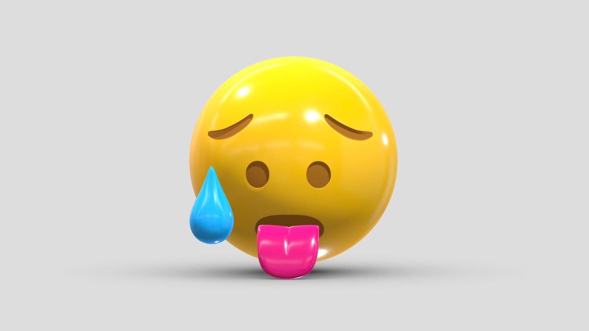 Apple Hot Face 3d model