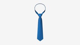 Classic necktie 02 blue