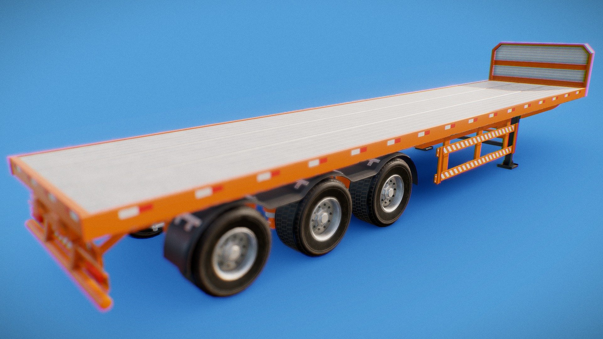 Semi Trailer Platform 3d model