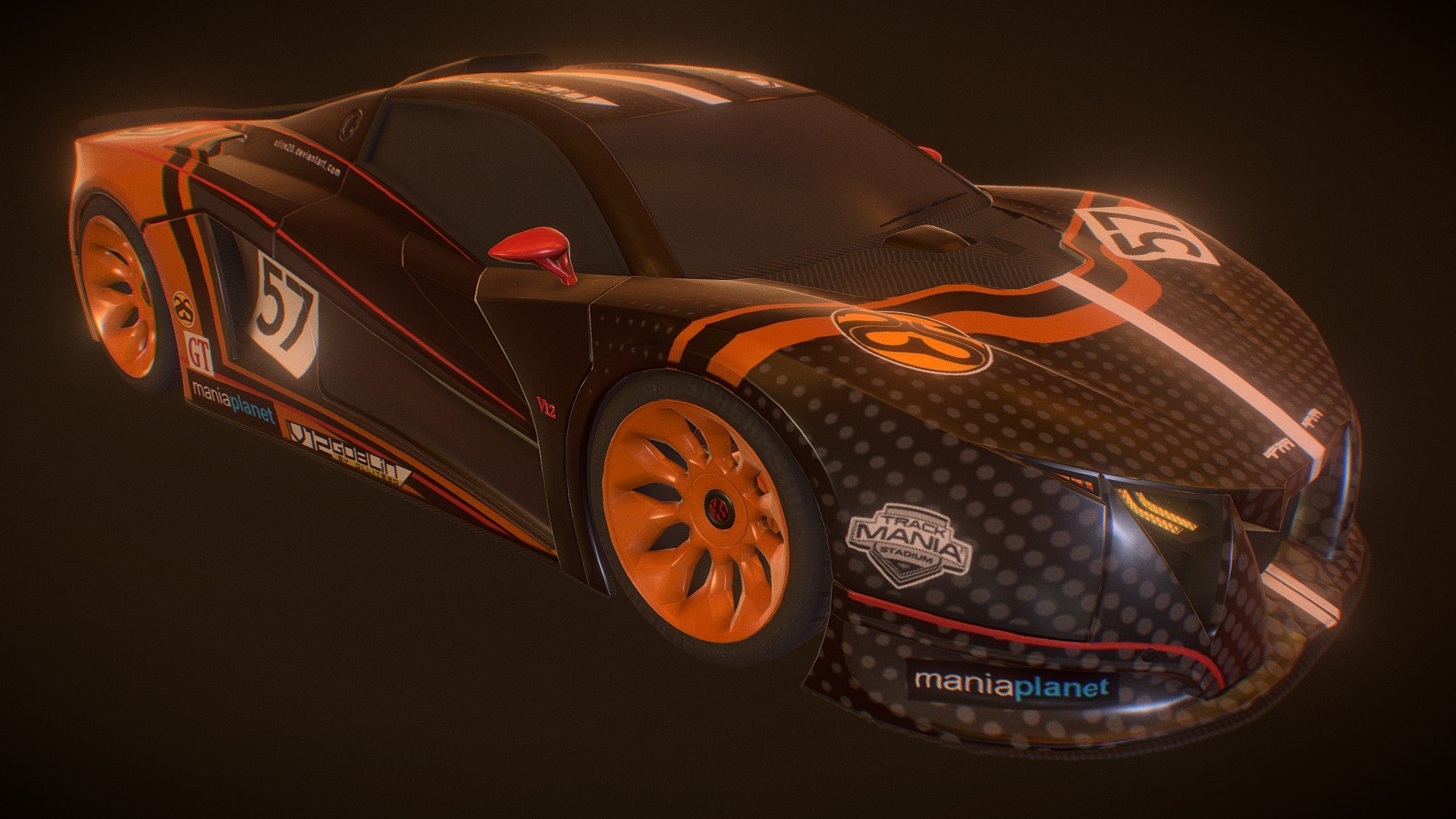 Goblin V12 Trackmania2 3d model