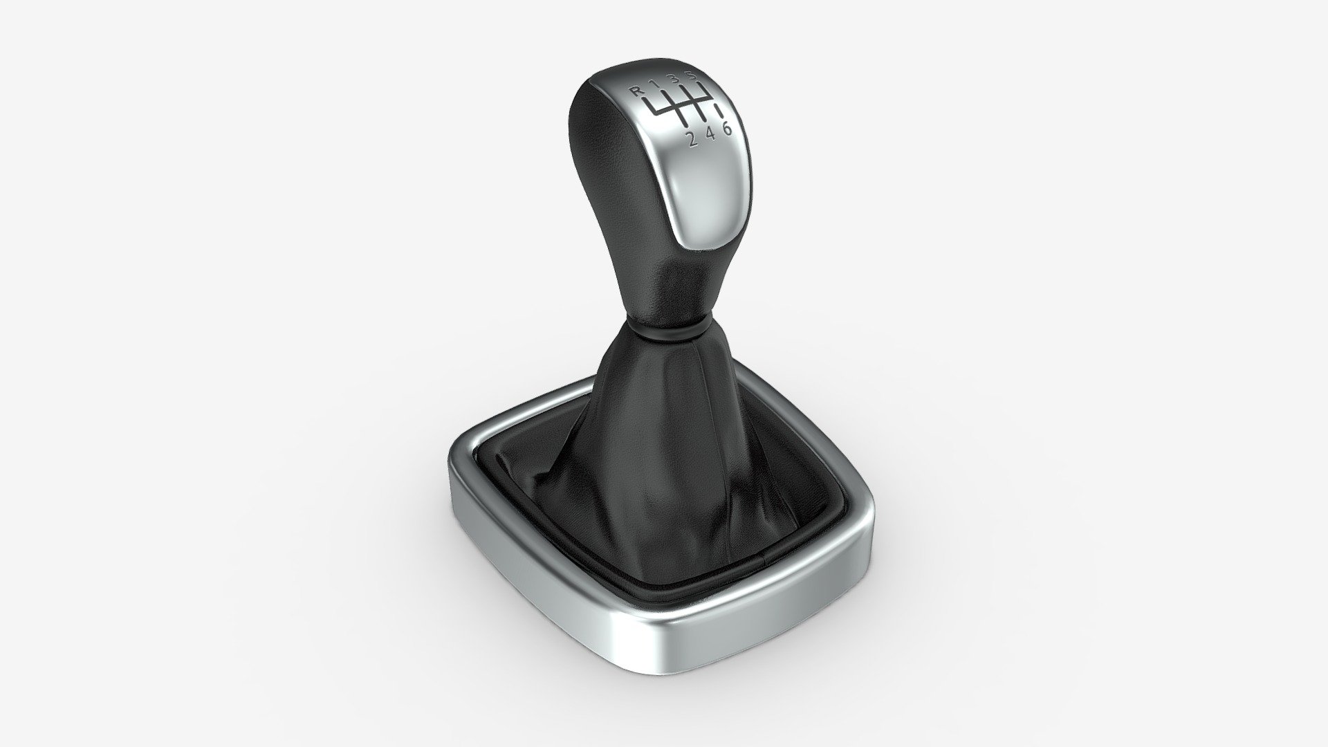 Six speed manual shift 3d model