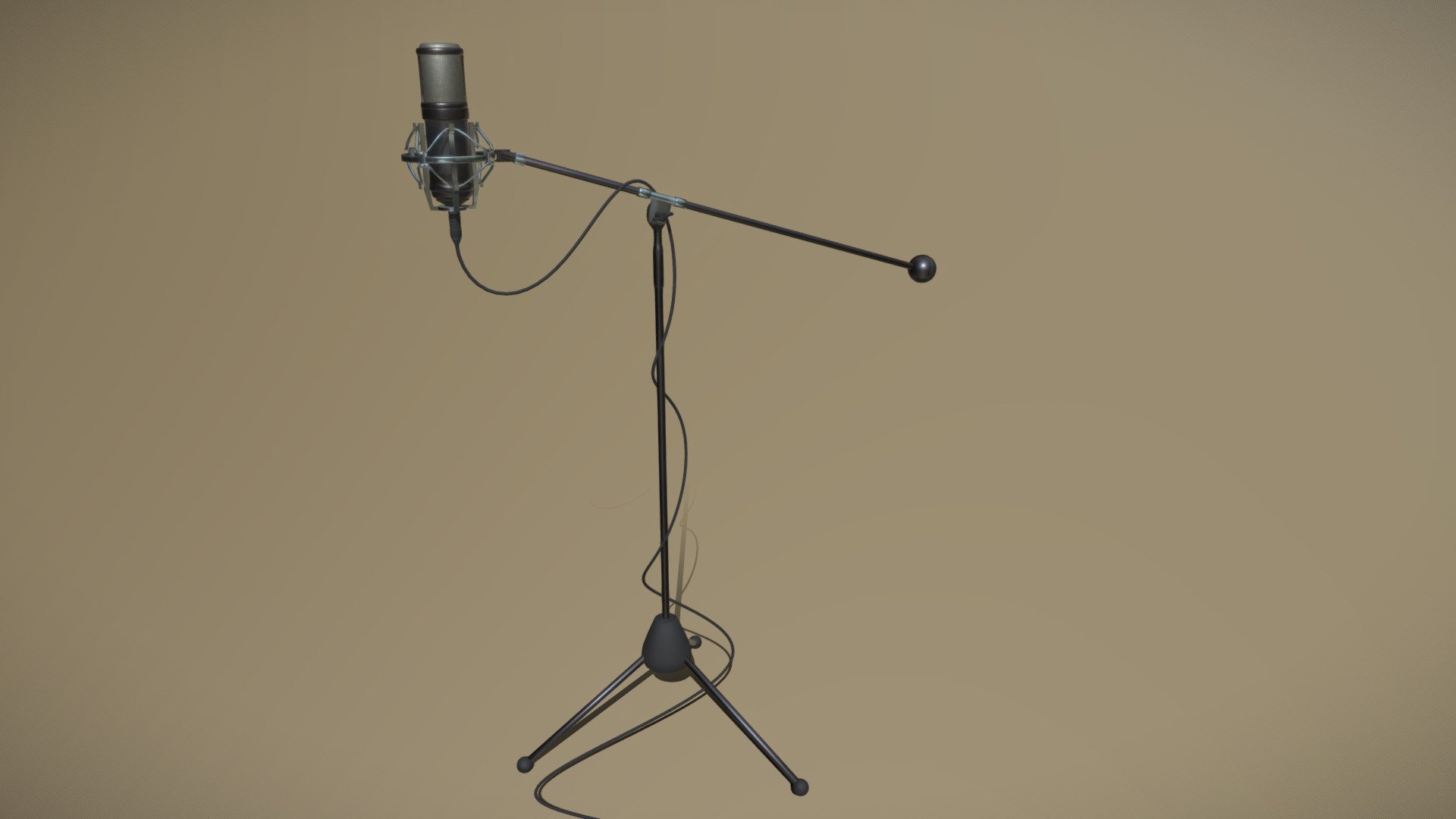 Microphone 3d model