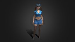 Police Girl Model