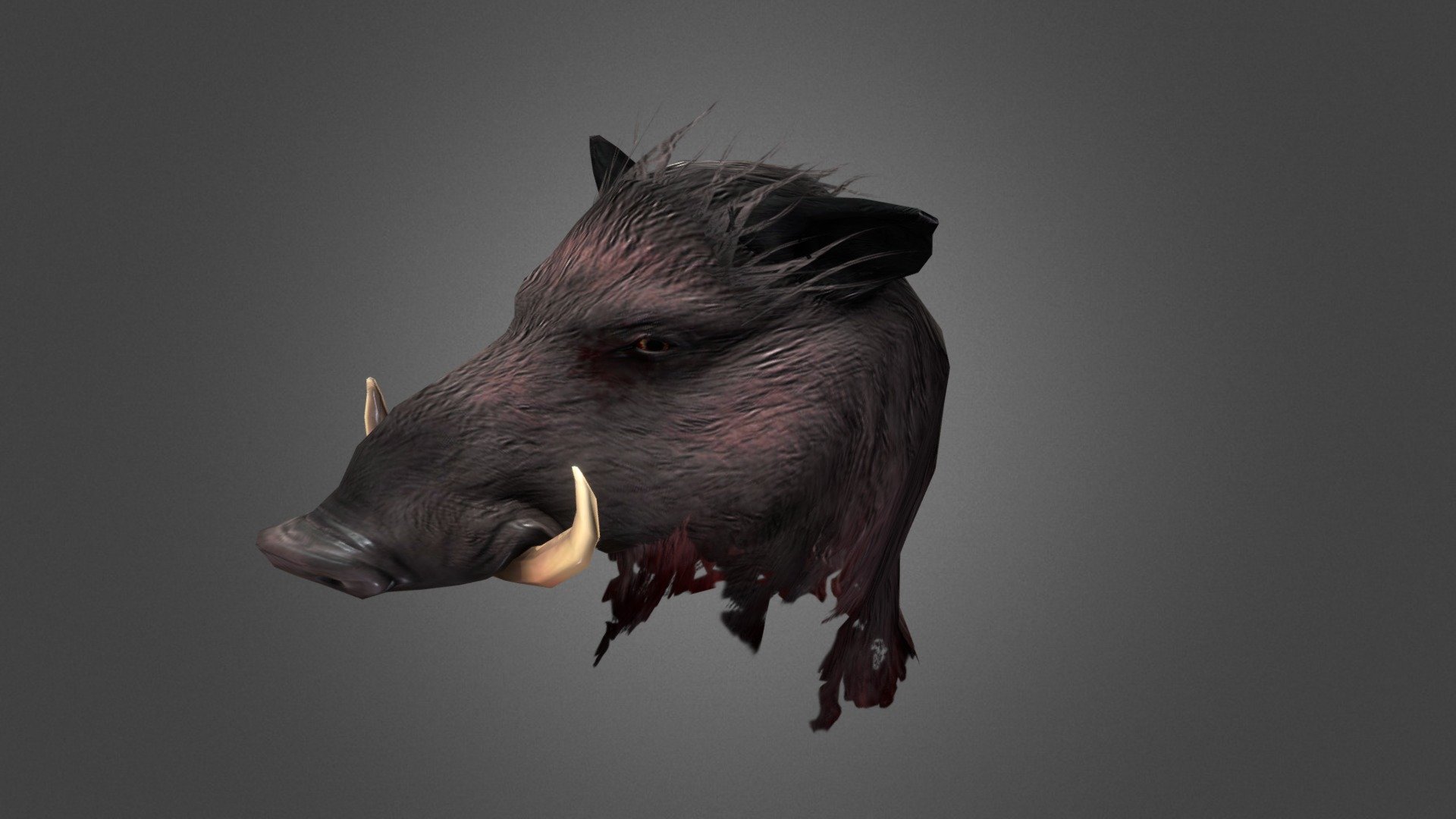 Boar Hat 3d model