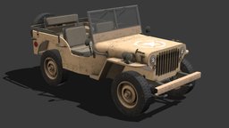 War Vehicle 3D Low-Poly # 2