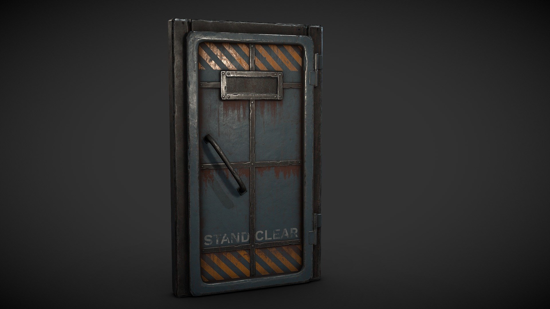 Armored Door 3d model