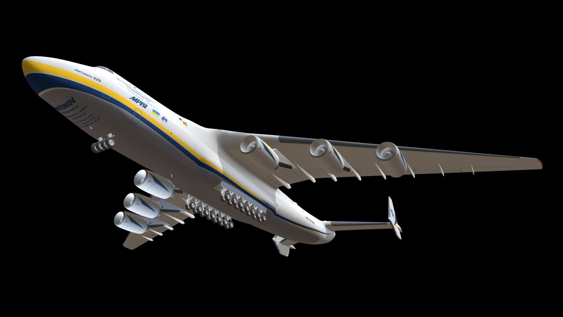 Antonov An-225 Mriya 3d model