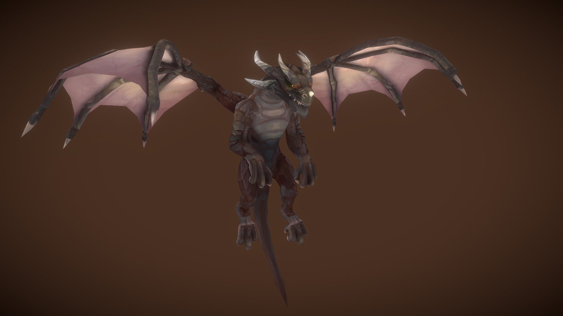 Stylized Fantasy Drake 3d model