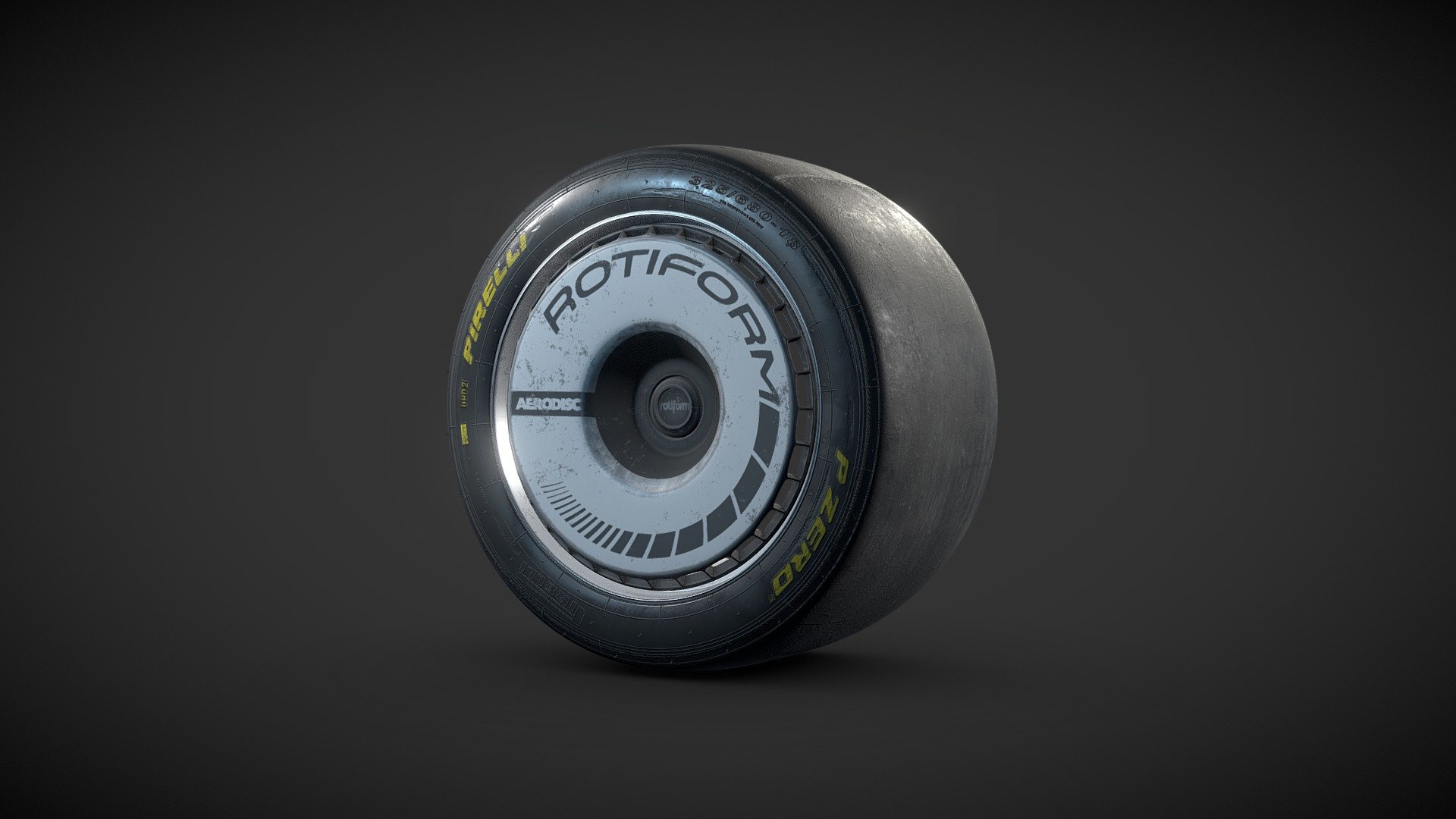 Pirelli Slick Tire 3d model