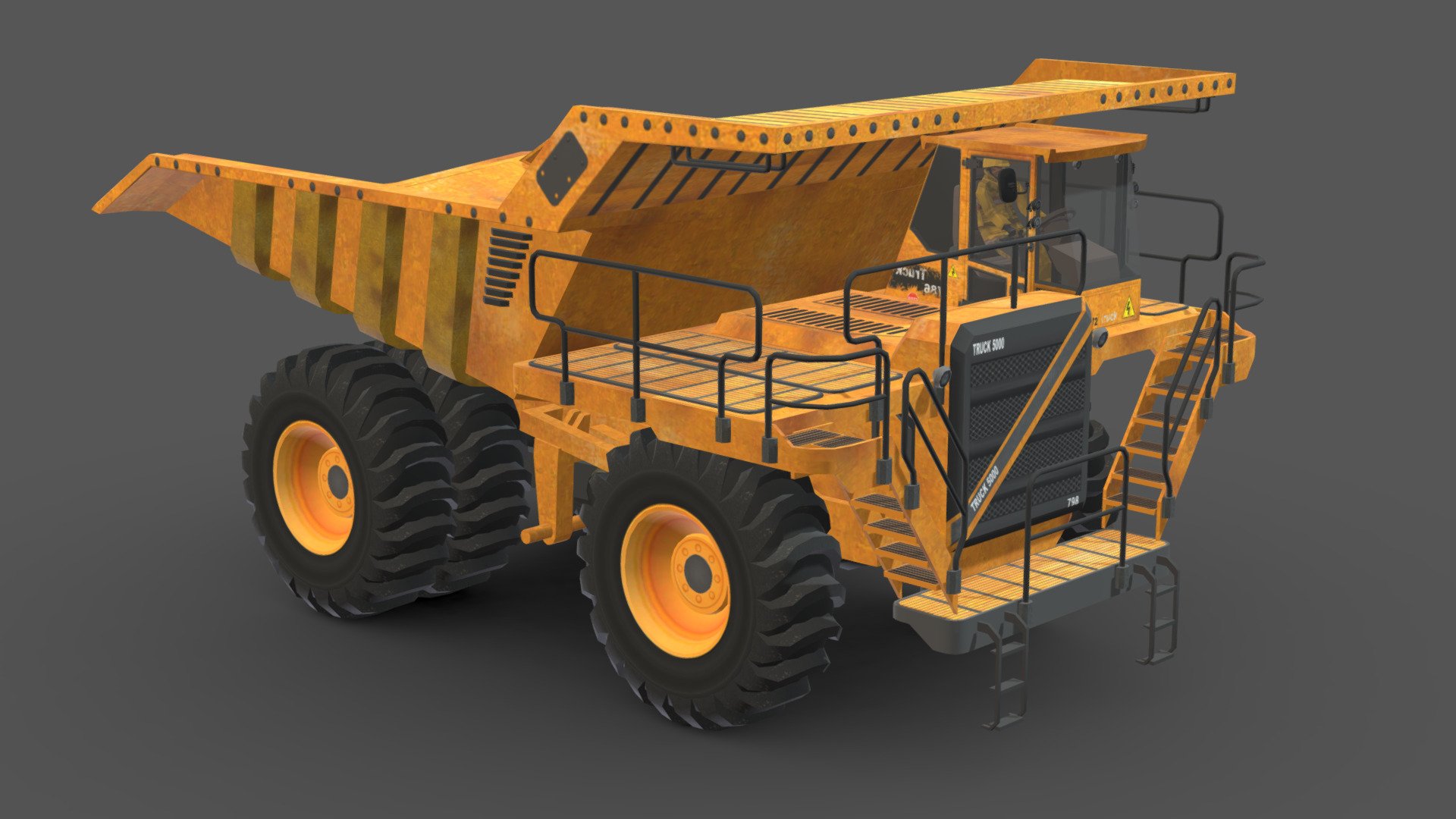 Dump Truck 3d model