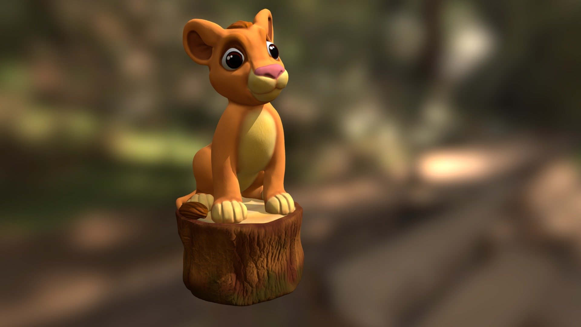 Simba Rei Leão 3d model