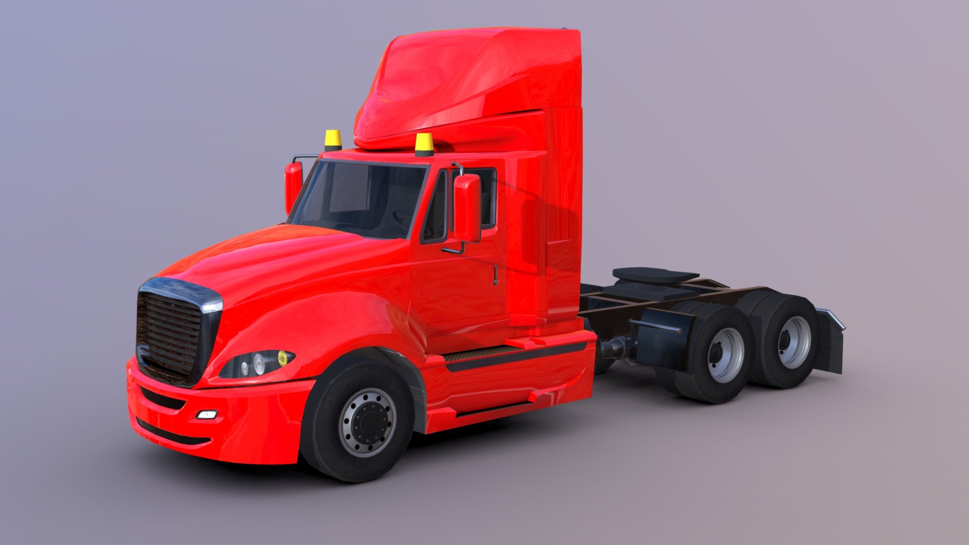 Truck #5 LowPoly 3d model