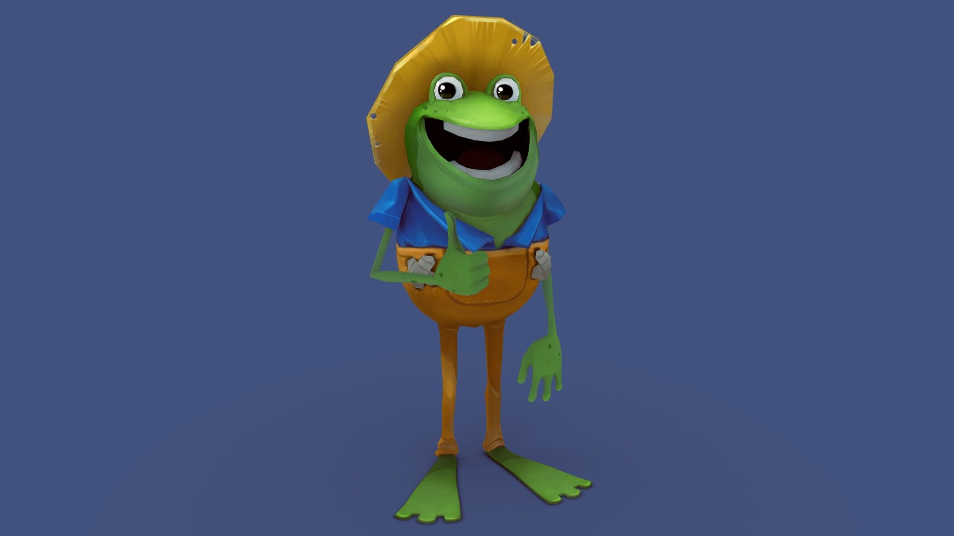 Happy Frog 3d model