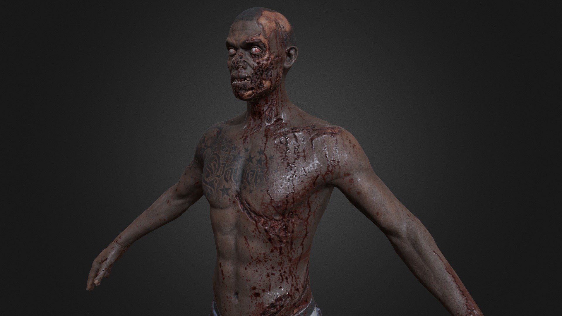 Urban Zombie 3d model