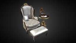 Vintage Victorian Armchair