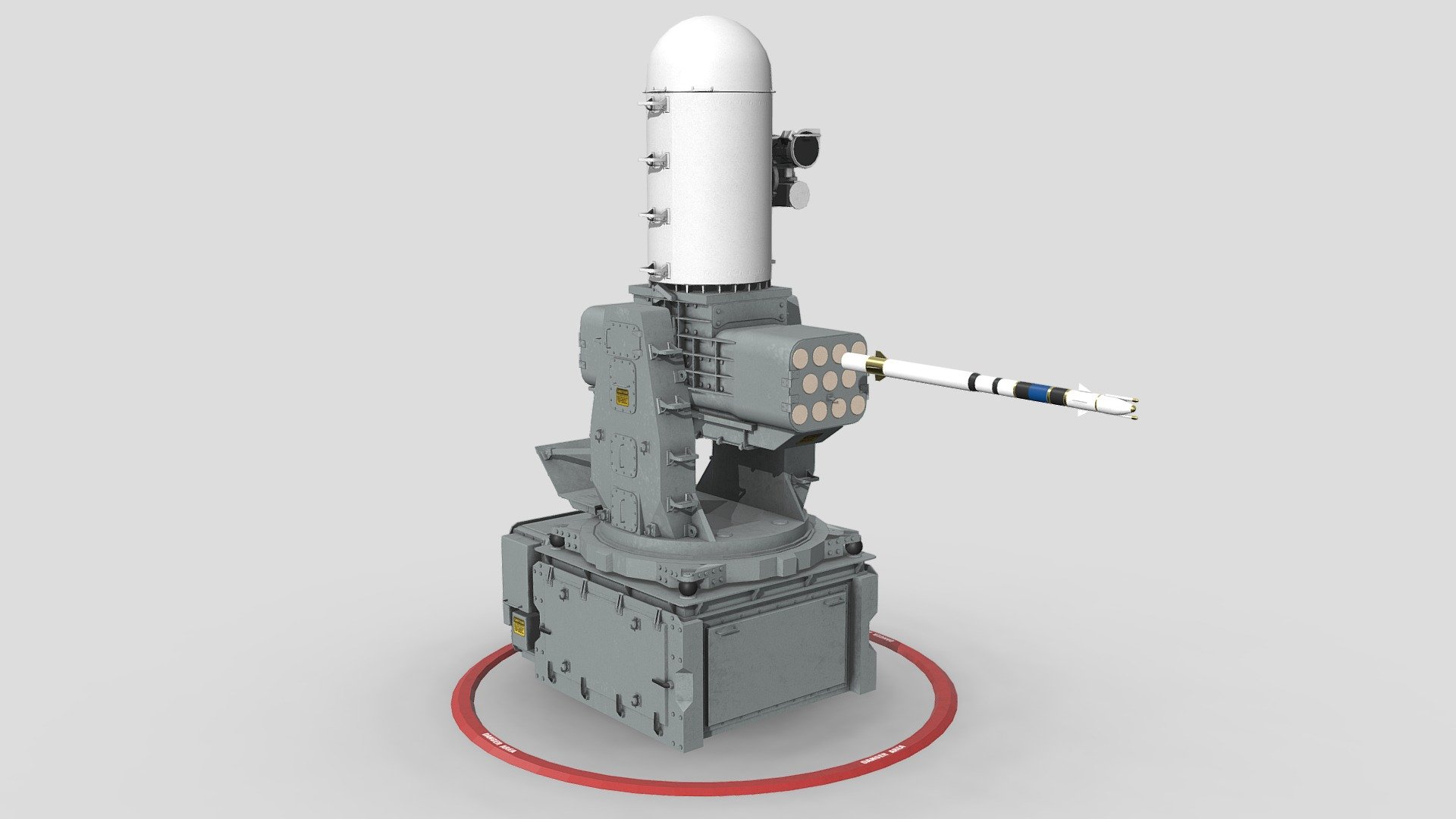 Mk 15 Mod 31 SeaRAM 3d model