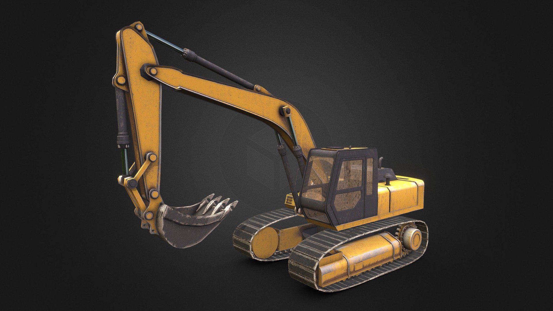 Caterpillar 330 Excavator 3d model