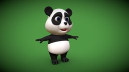 cartoon panda bear