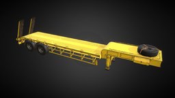 Low Bed Truck Trailer