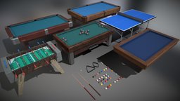 Table Sports pack (snooker, pool, foosball, etc)