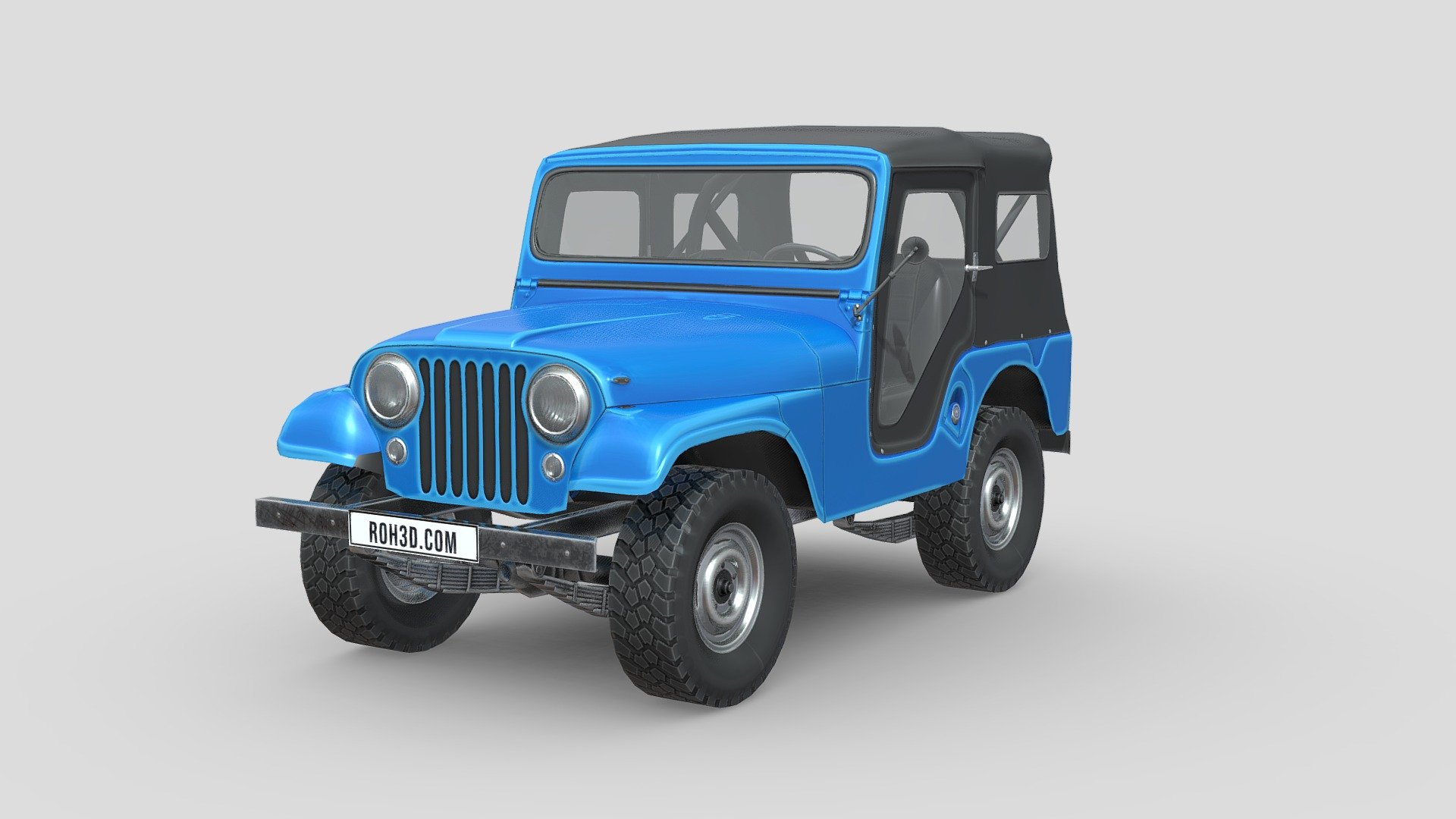 Low Poly Car 3d model