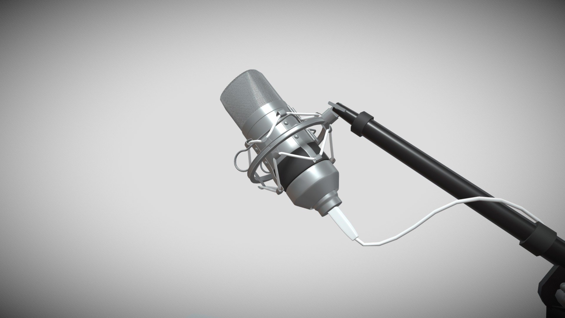 Highpoly Mic 3d model