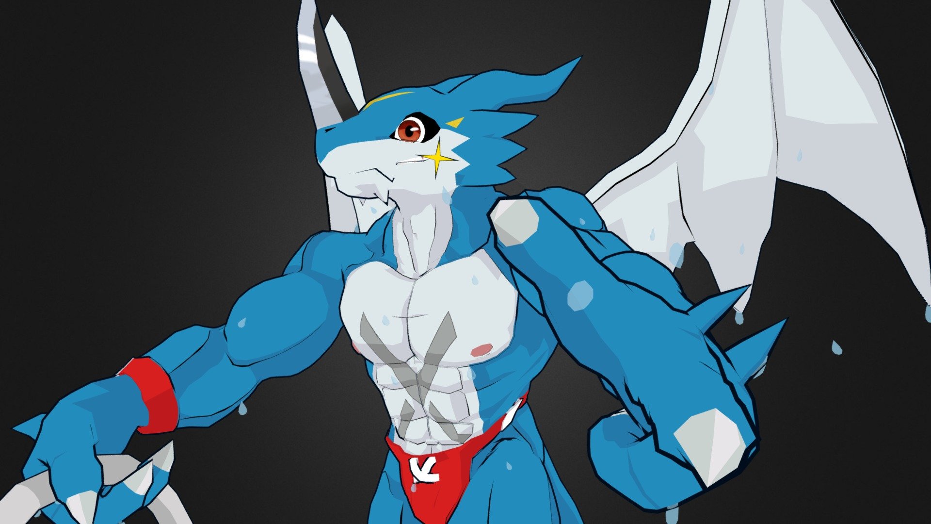 Exveemon 3d model