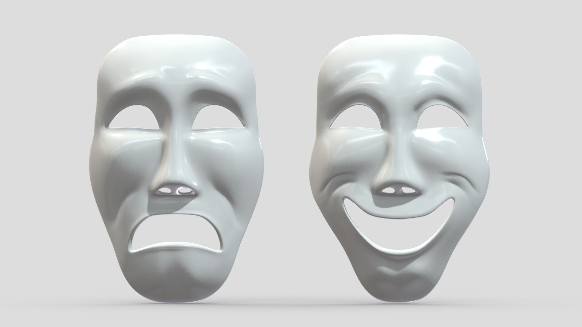 Theater Mask 3d model