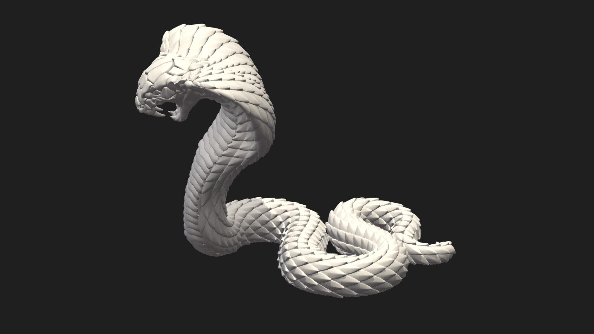 Snake cobra 3d model