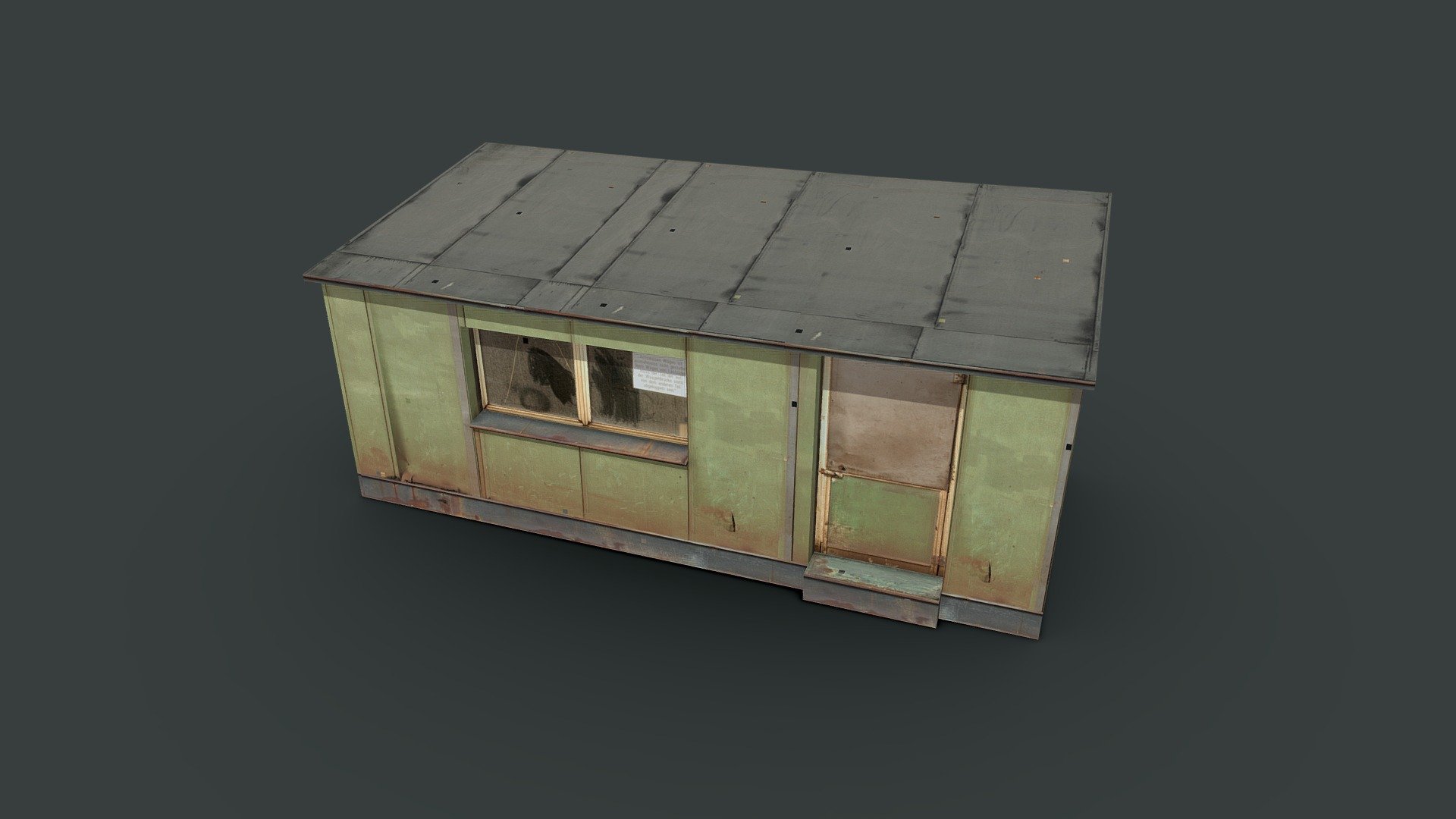 Barrack 2 3d model