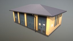 Low-Poly Substation (Remastered)