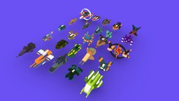 Low Poly Spaceship Pack