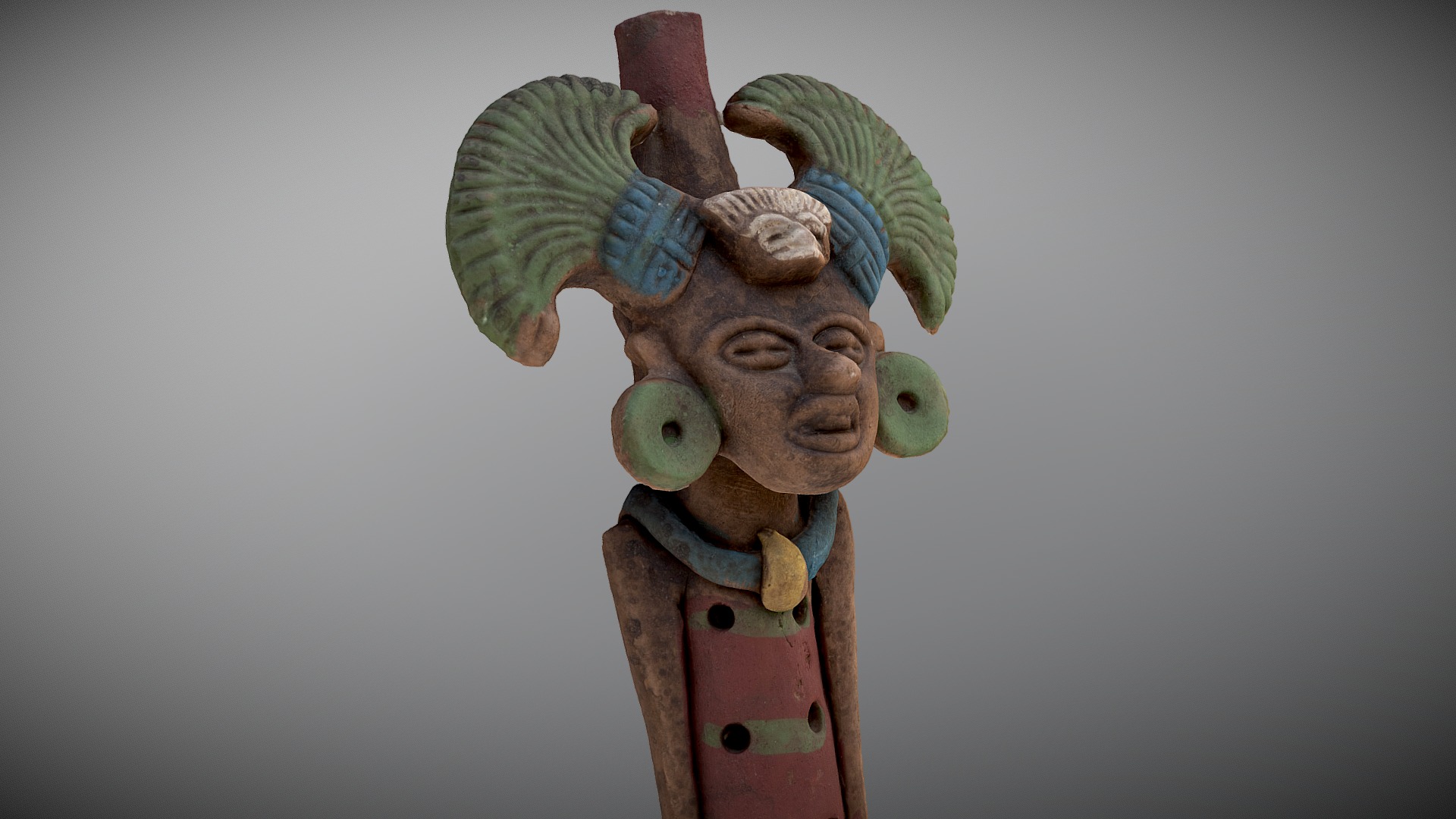 Pre-Columbian Statuette 3d model